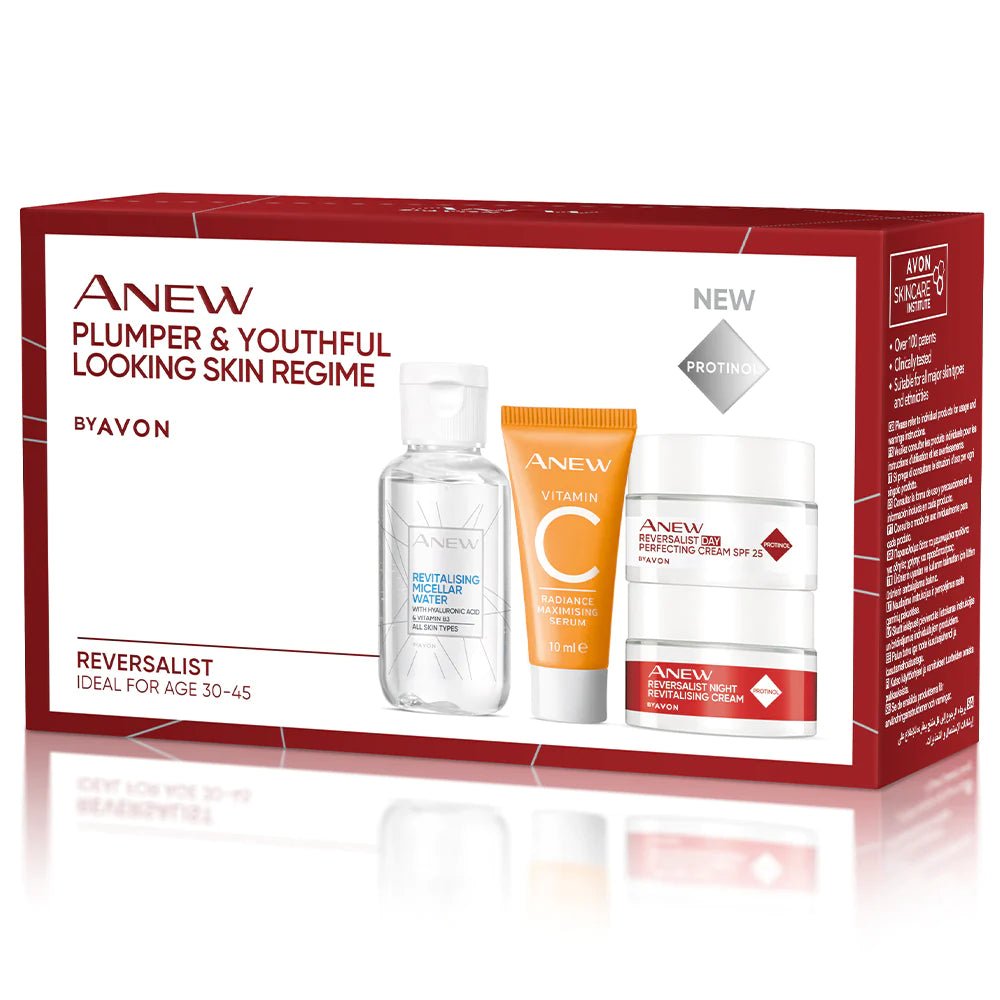 Anew  Reversalist   Plumper  And  Youthful  Looking  Skin Regime  By  Avon