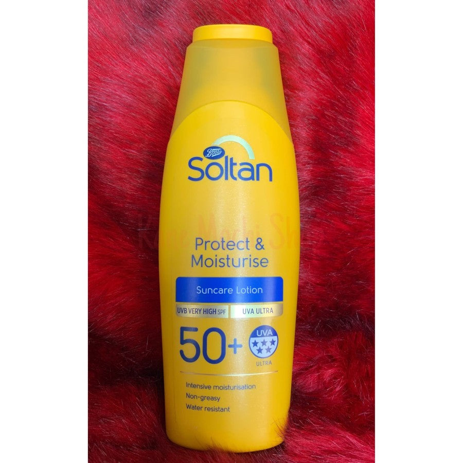 Boots  Soltan Protect  And  Moisture Suncare  Lotion  Spf  50+