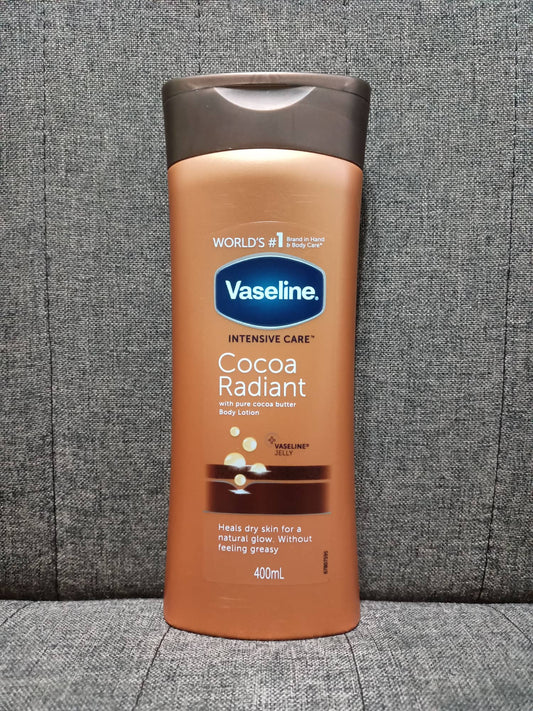 Vaseline  Intensive  Care Cocoa   Radiant  With  Pure   Cocoa  Butter  Body  Lotion + Vaseline Jelly