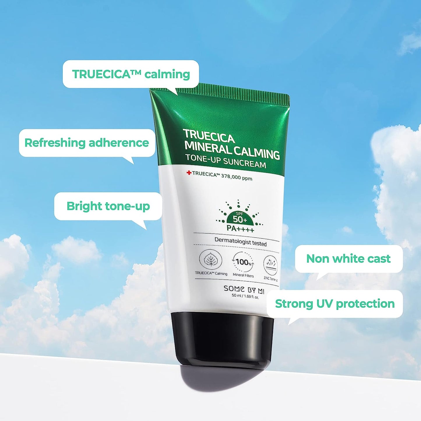 Truecica  Mineral   Calming   Tone-Up  Suncream