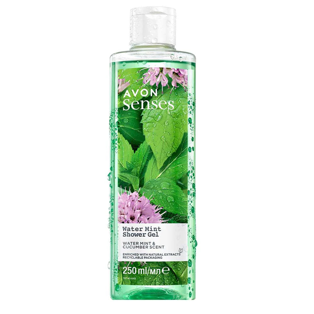 Avon  Senses  Water  Mint  Shower  Gel