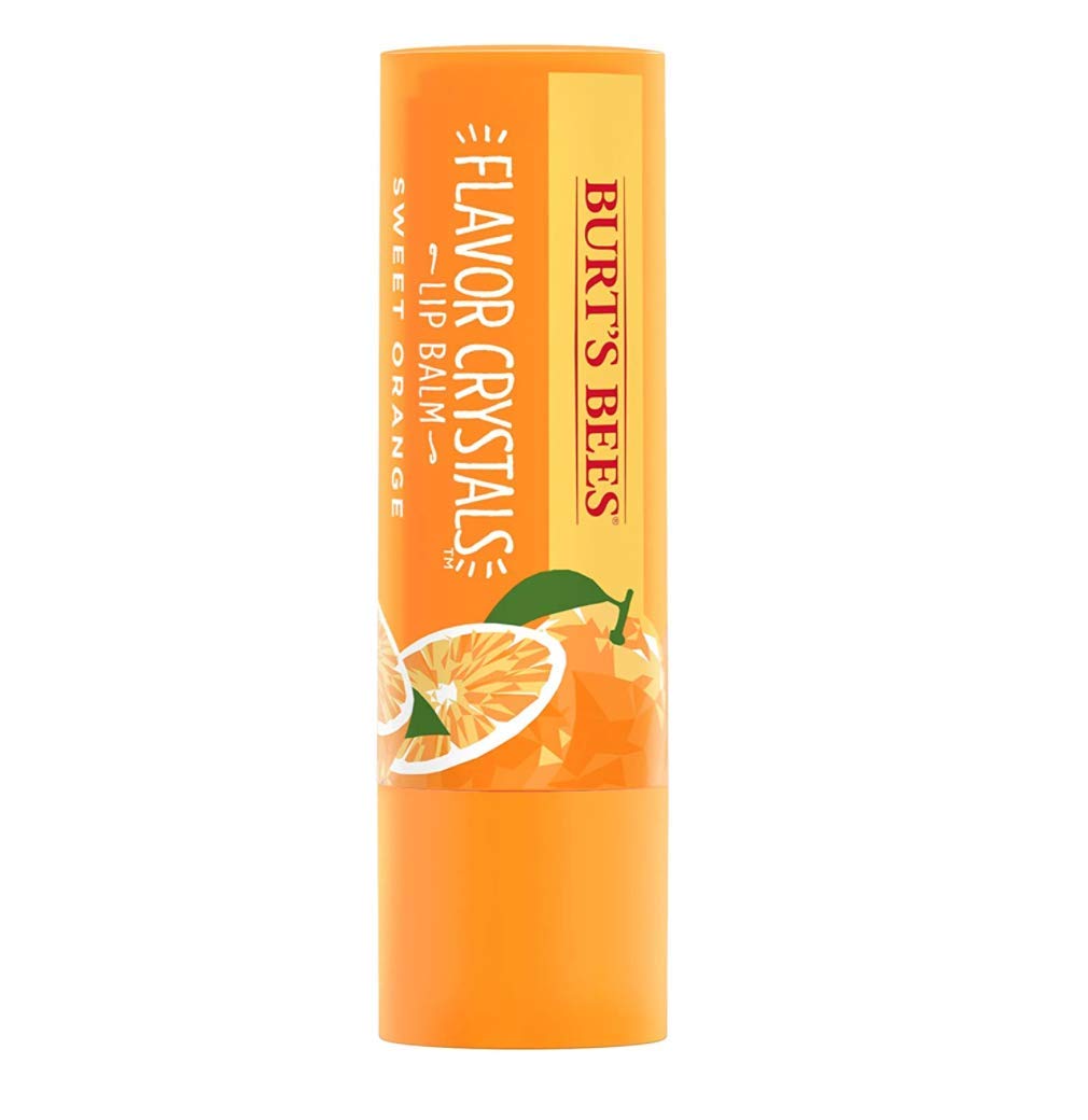 Burt's  Bees   Flavour  Crystals  Sweet  Orange  Lip  Balm