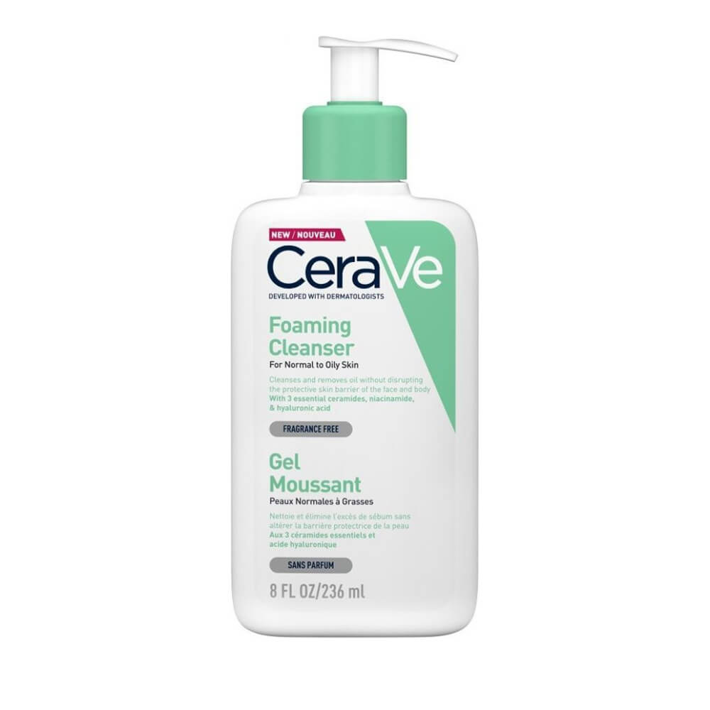 CeraVe  Foaming  Cleanser For  Normal  To  Oily  Skin