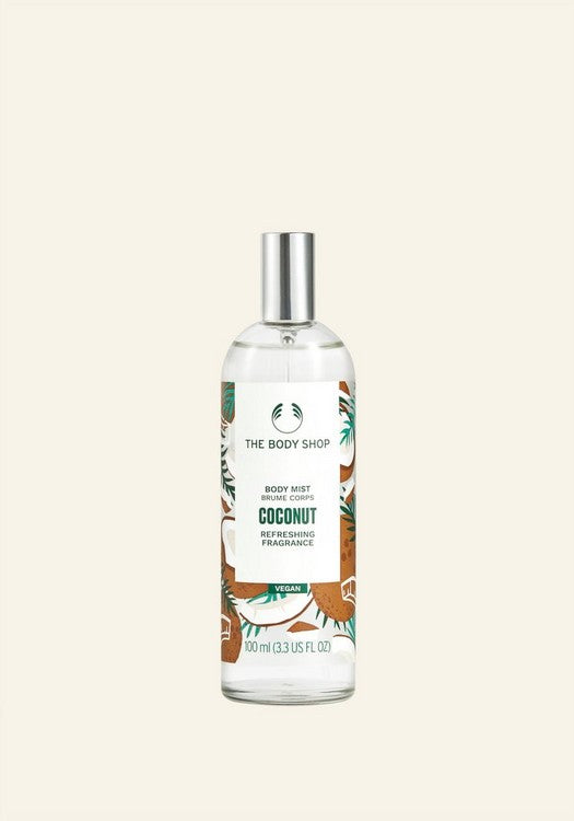 The   Body  Shop  Body   Mist   Coconut   Refreshing  Fragrance