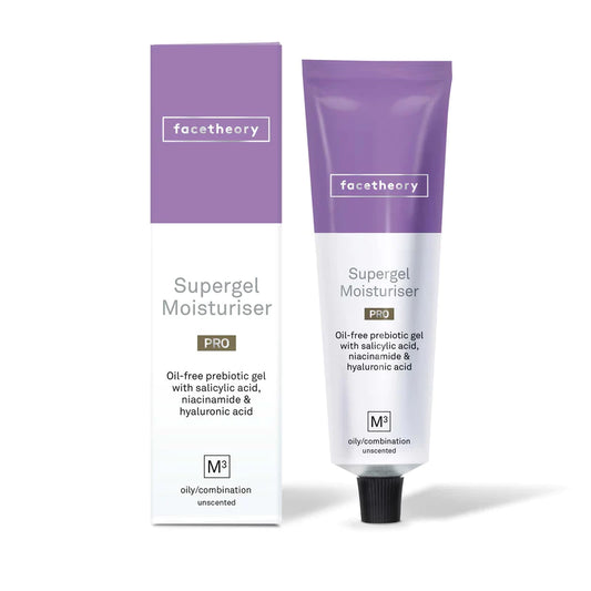 Facetheory  Supergel  Moisturiser  Pro  M3 Oil-Free Prebiotic  Gel