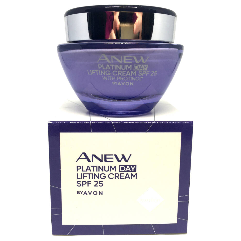 Anew  Platinum   Day  Lifting   Cream Spf 25 By Avon