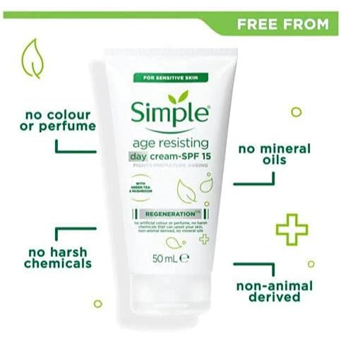 Simple Age Resisting Day Cream Spf 15