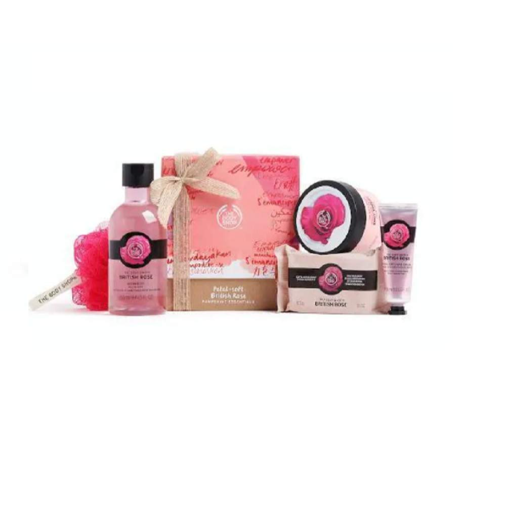 The Body Shop Petal-Soft British Rose Pampering Essential