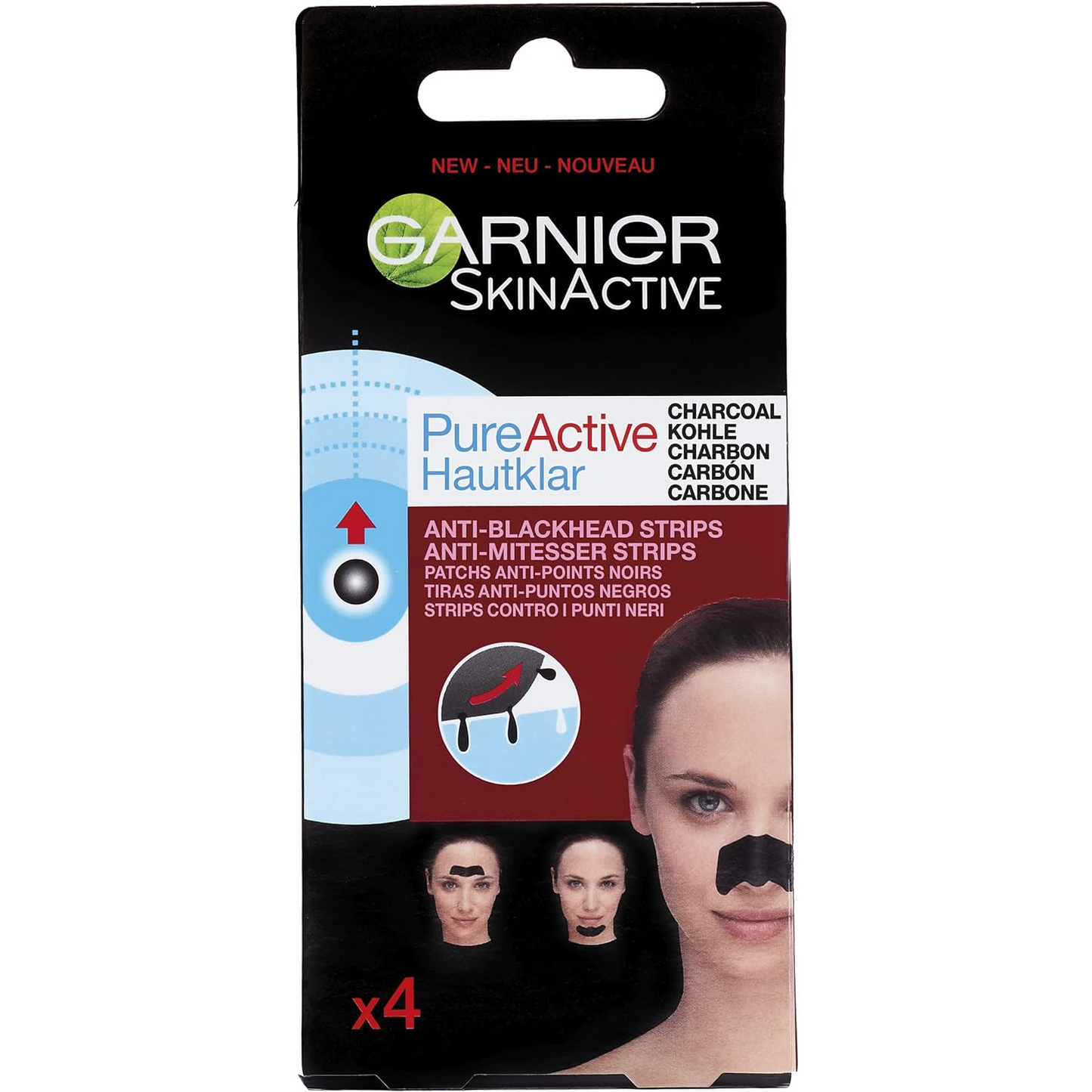 Garnier  Skin Active PureActive Hautklar Anti-Blackhead Strips