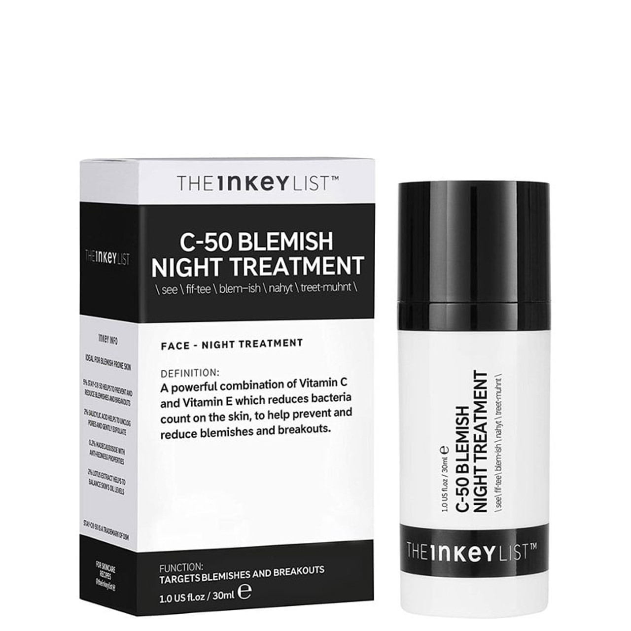 The Inkeylist C-50 Blemish Night Treatment