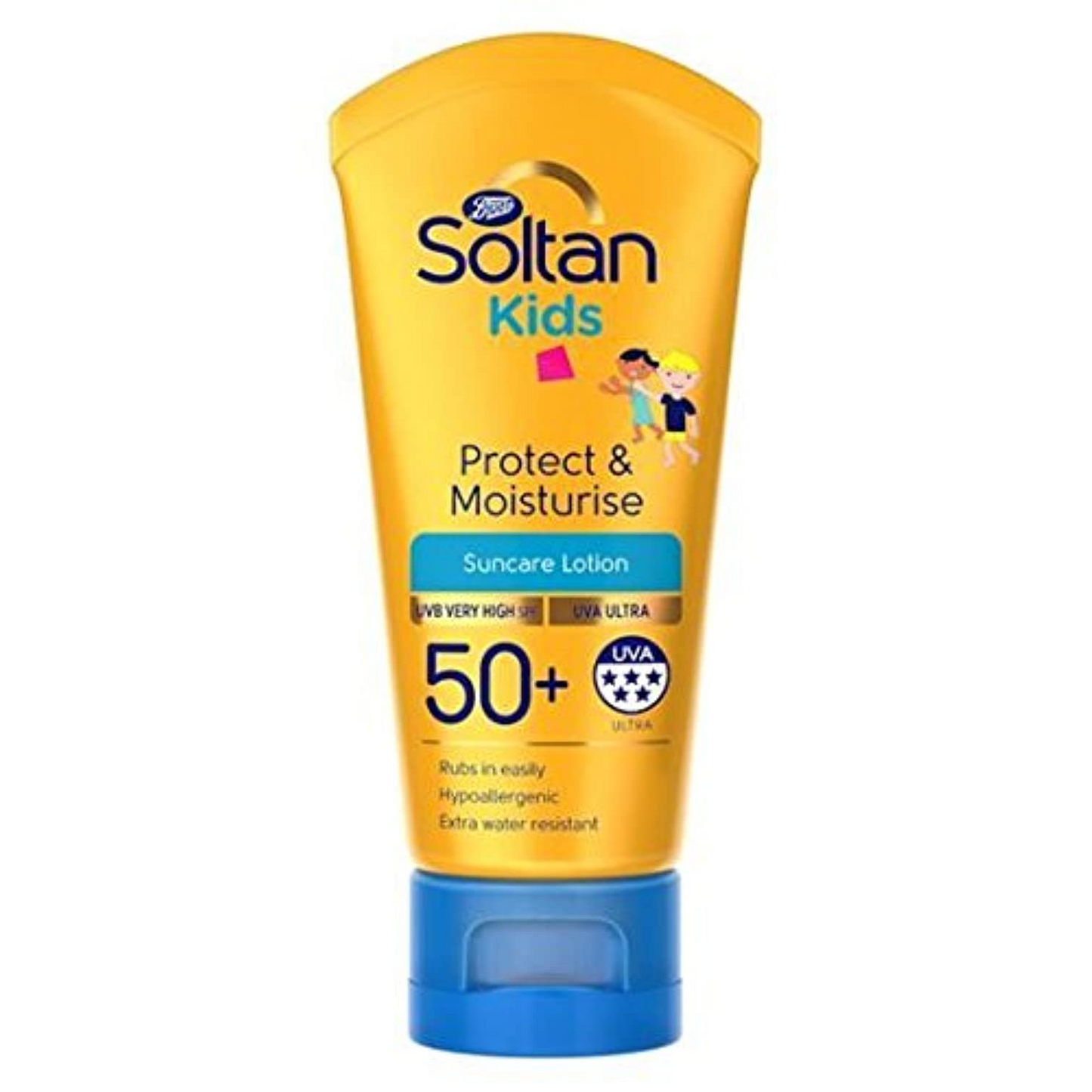 Boots Soltan Kids Protect And  Moisturise  Suncare Mini Lotion Spf 50+