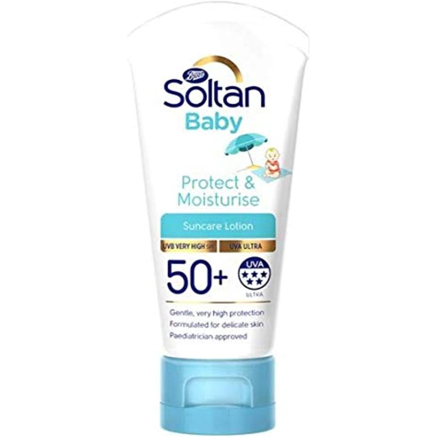 Boots Soltan Baby Protect And Moisturise Suncare Lotion Spf 50+