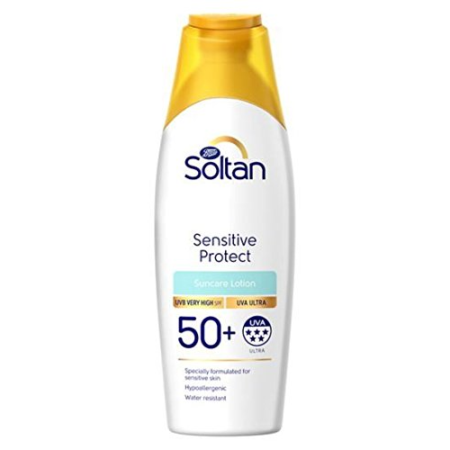 Boots  Soltan Sensitive And Sun Allergy Protect Lotion Spf 50+