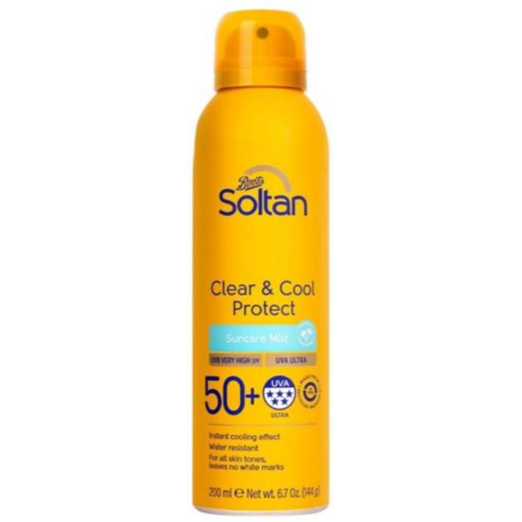 Boots   Soltan   Clear And Cool   Protect   Suncare Mist