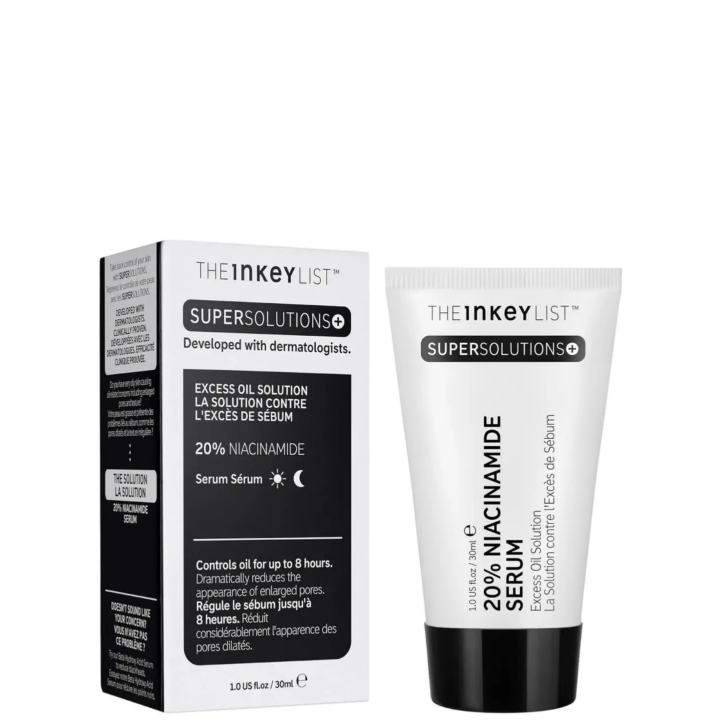 The inkeylist supersolutions excess oil solution 20% niacinamide serum