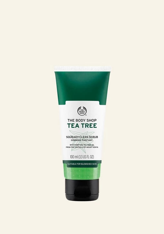 The  Body  Shop   Tea   Tree   Squeaky -Clean  Scrub