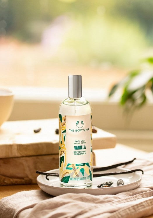 The   Body   Shop   Body  Mist  Vanilla    Refreshing   Fragrance