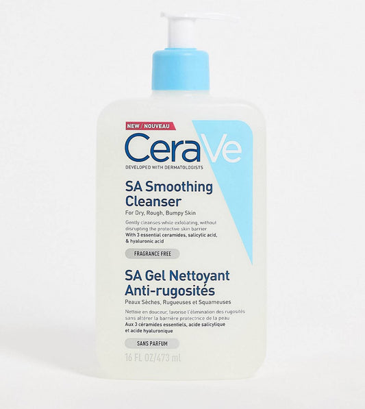 CeraVe  Sa Smoothing  Cleanser  Sa  Gel  Nettoyant  Anti-Rugosites