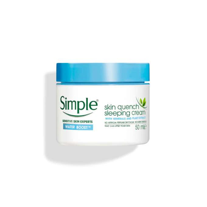 Simple  Water  Boost  Skin  Quench  Sleeping  Cream