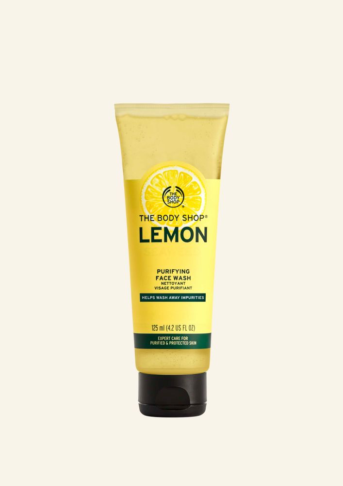 The   Body   Shop    Lemon   Purifying    Face   Wash