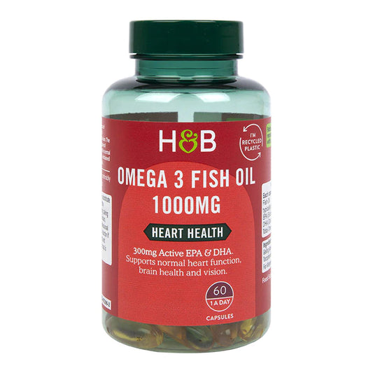 H&B Omega  3  Fish  Oil  1000Mg  Heart  Health