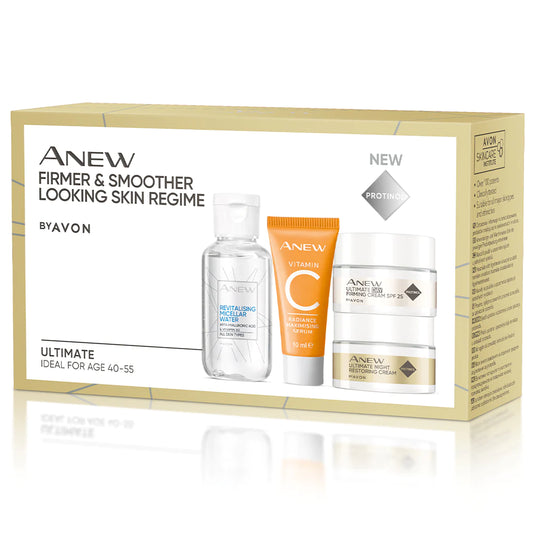 Anew  Firmer  And  Smoother  Looking  Skin  Regime  By  Avon