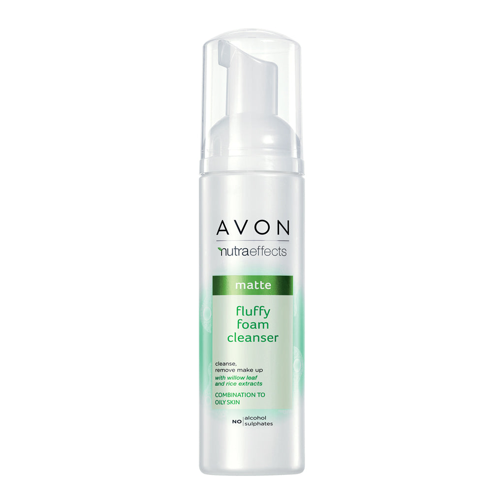 Avon  Nutraeffects  Matte  Fluffy  Foam  Cleanser