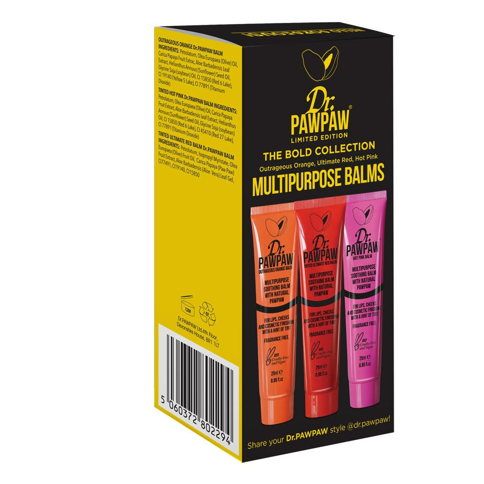 Dr. Pawpaw limited edition the bold collection multipupose balms