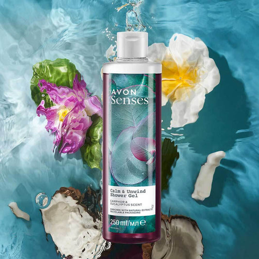 Avon Senses  Calm And  Unwind  Shower  Gel