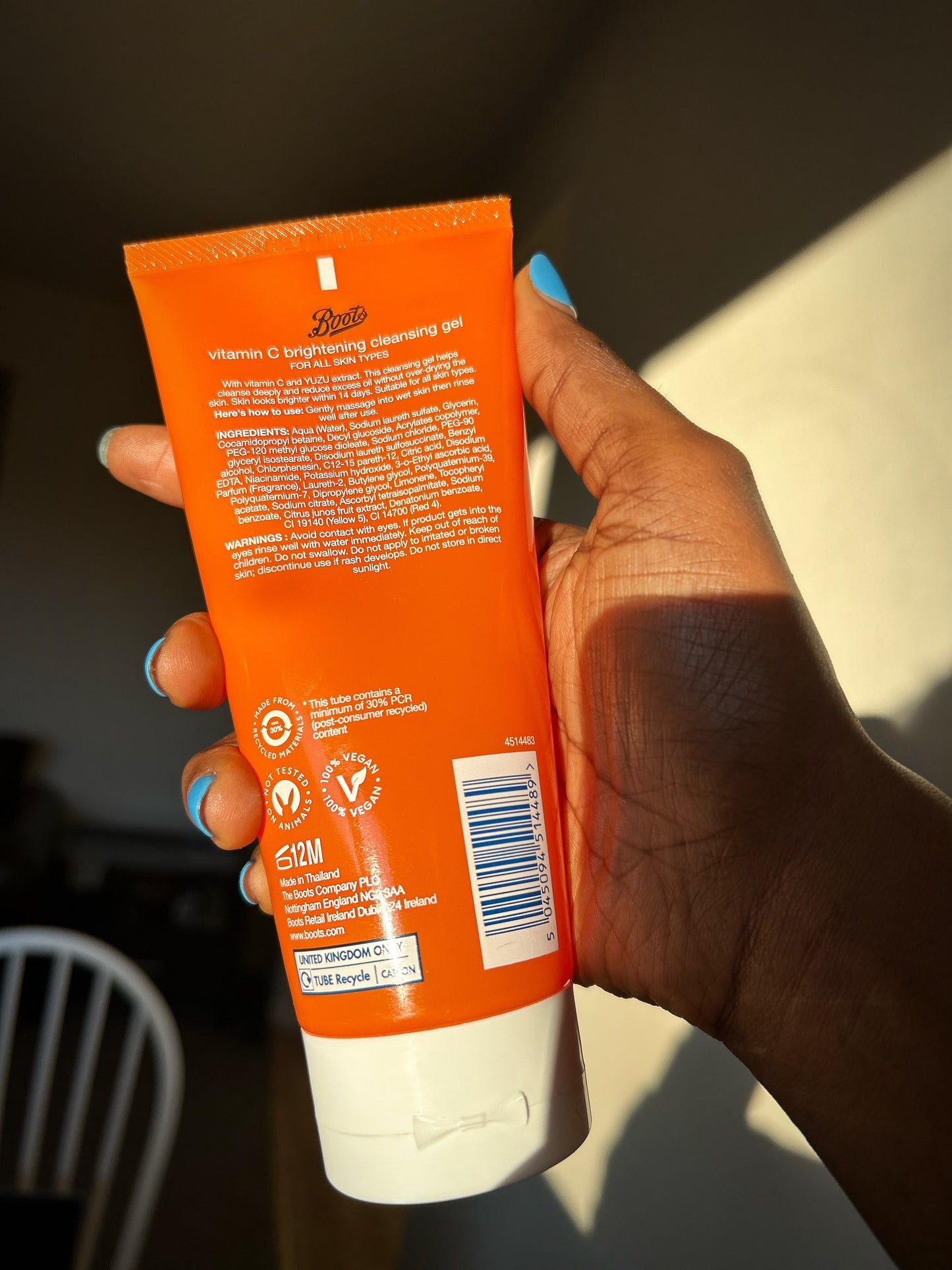 Boots  Vitamin C   Brightening  Cleansing  Gel