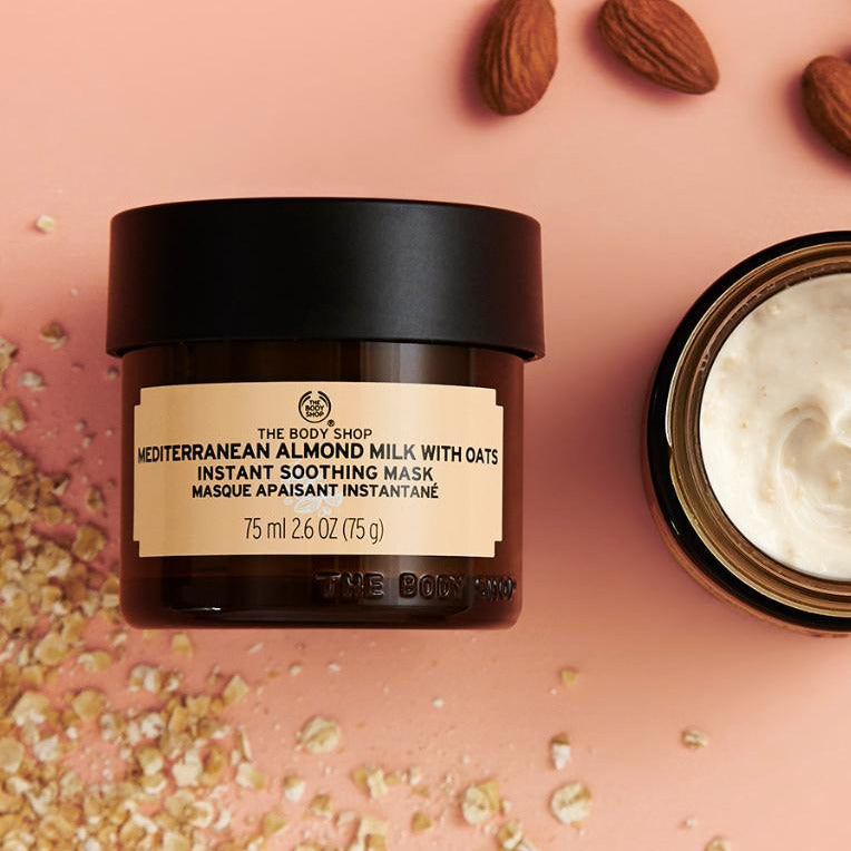 The Body Shop Mediterranean Almond Milk With Oats Instant Soothing Mask