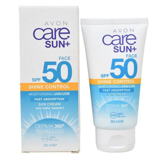 Avon  Care  Sun+Spf 50  Shine  Control